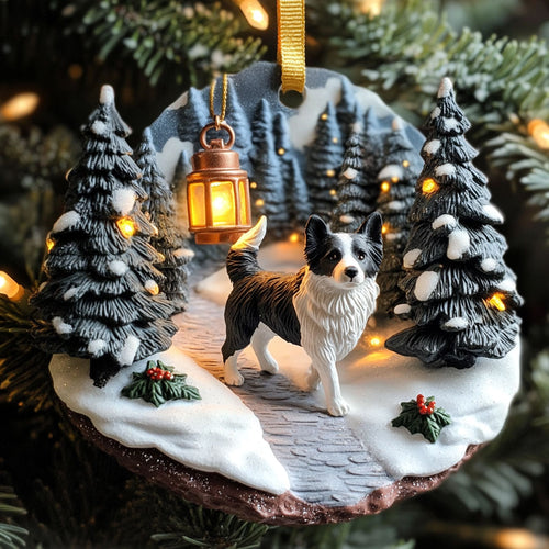 Collie Road WJ2611033CL Christmas Ornament