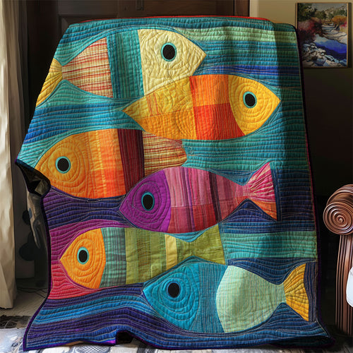 Colorful Fish WJ0501016CL Quilt