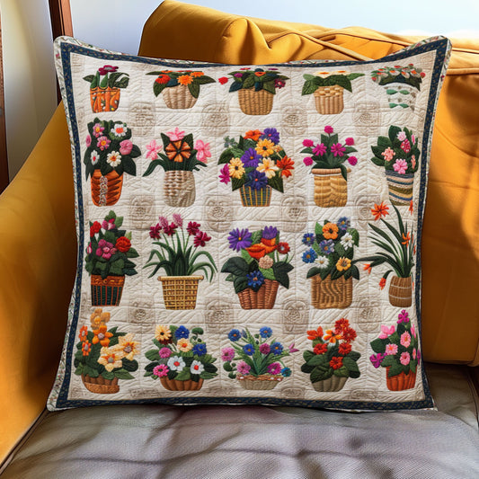 Cottage Flower WJ0901094CL Quilt Pillow Case