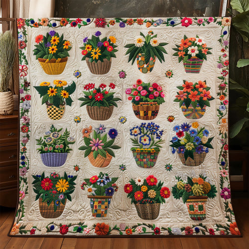 Cottage Vintage Flower WJ0901030CL Quilt