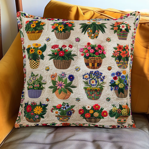 Cottage Vintage Flower WJ0901095CL Quilt Pillow Case