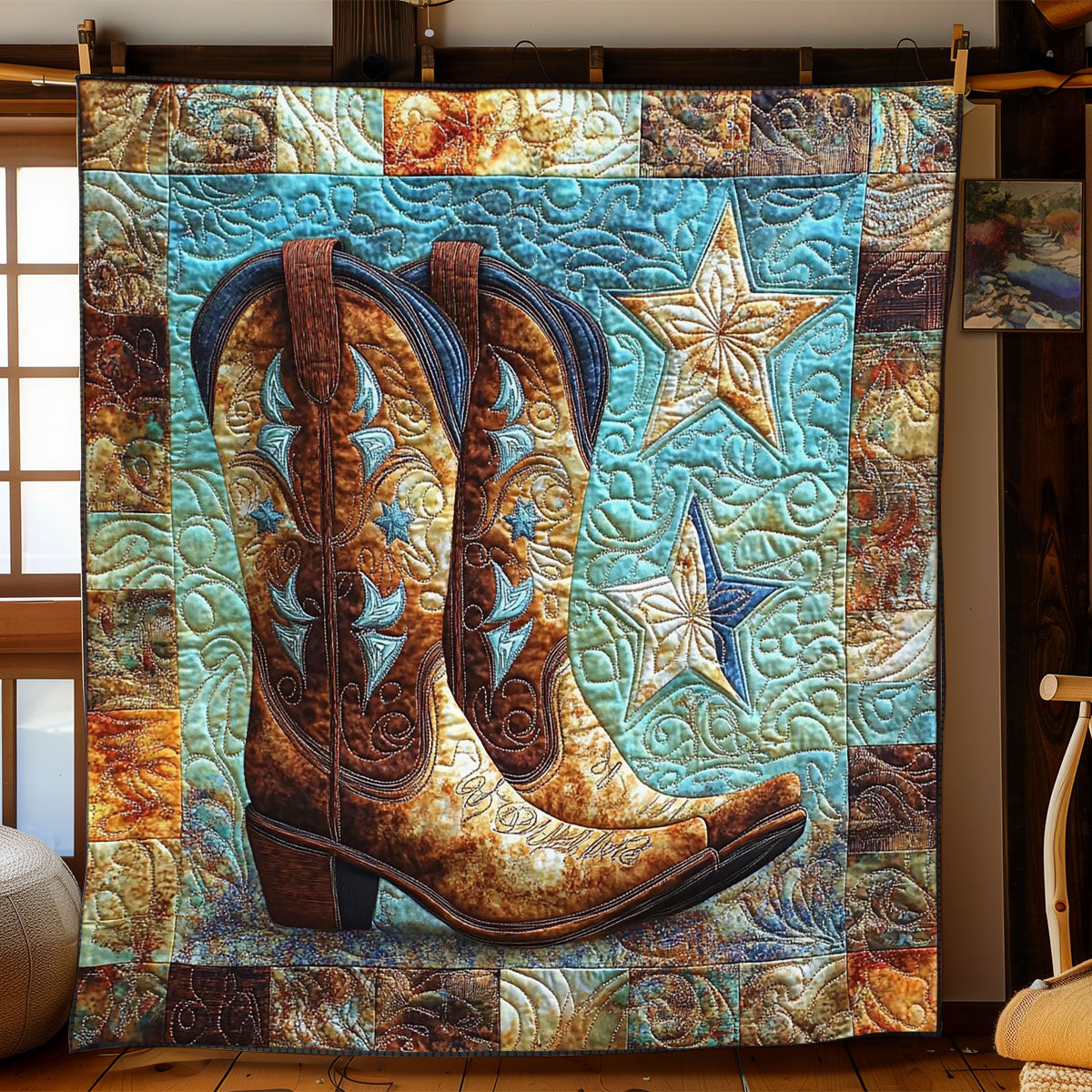 Cowboy Boot WJ0501001CL Quilt