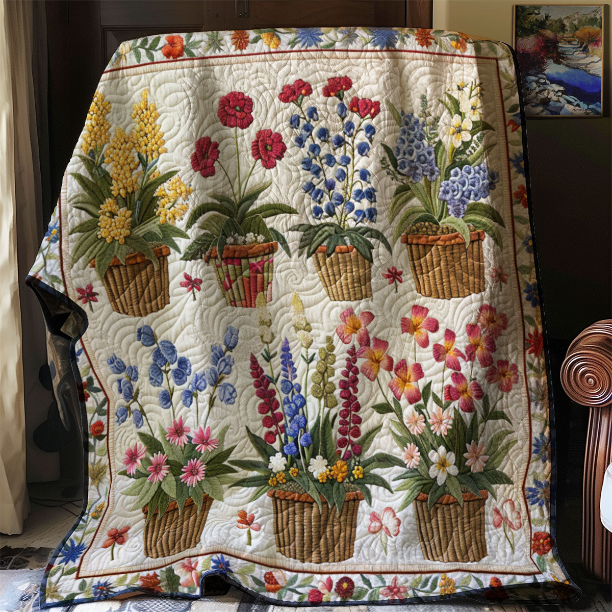 Cozy Flower WJ0901031CL Quilt