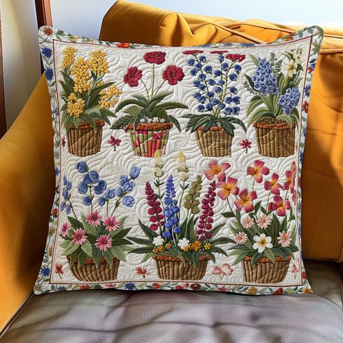 Cozy Flower WJ0901096CL Quilt Pillow Case