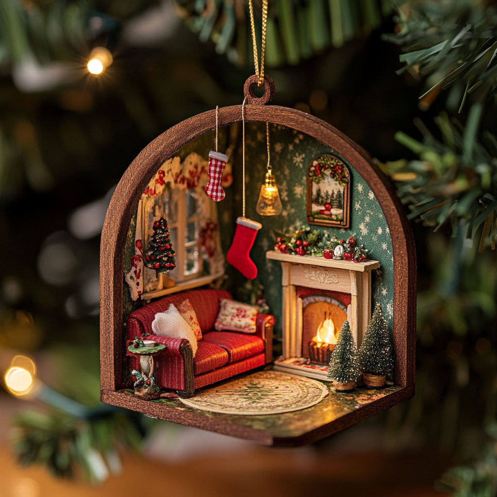 Cozy Living Room WJ2411103CL Christmas Ornament