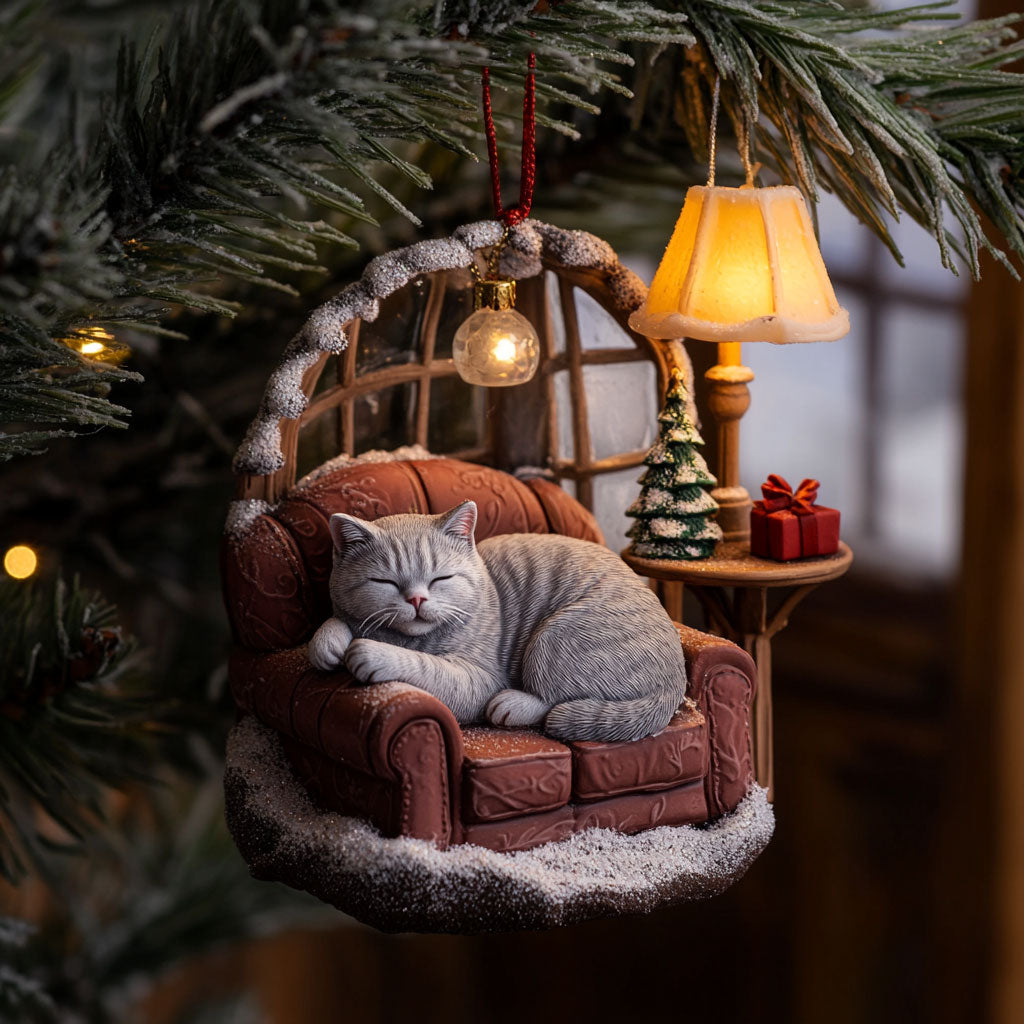 Cozy Nap WJ2611015CL Christmas Ornament