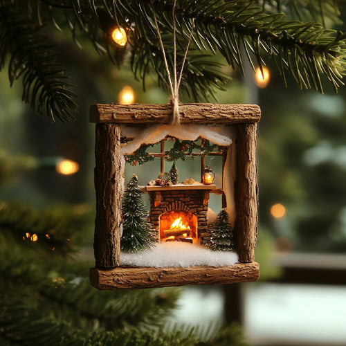 Cozy Night WJ2411104CL Christmas Ornament
