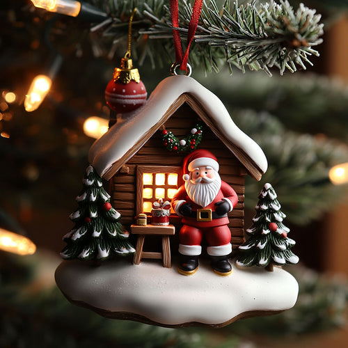 Cozy Santa WJ2411041CL Christmas Ornament