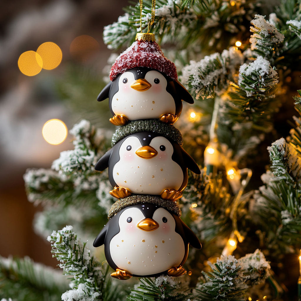Cute Penguin WJ2611048CL Christmas Ornament