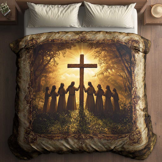 Christianity Walking With God WN0603037CL Duvet Cover Set