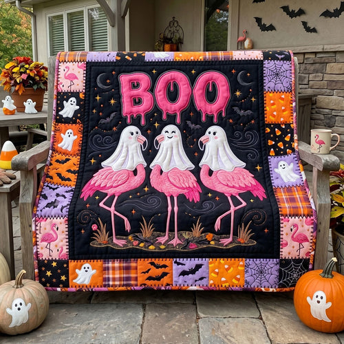 Boo Crew Flamingos WN2006006CL Quilt