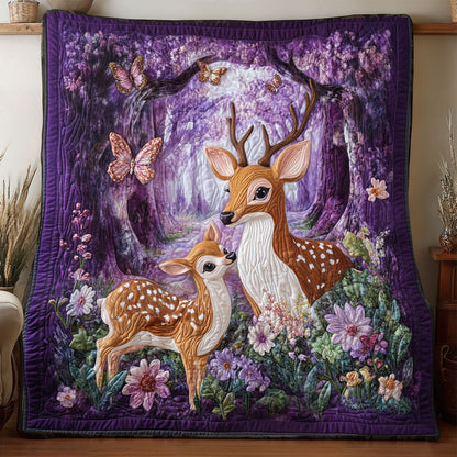 Enchanted Forest Deer WP1704013CL Quilt