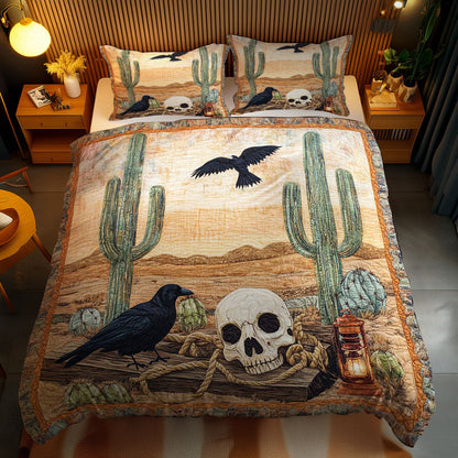 Cow Skull Shadow WN2401036CL Duvet Cover Set