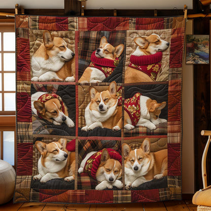 Autumn Corgi WN1303012CL Quilt