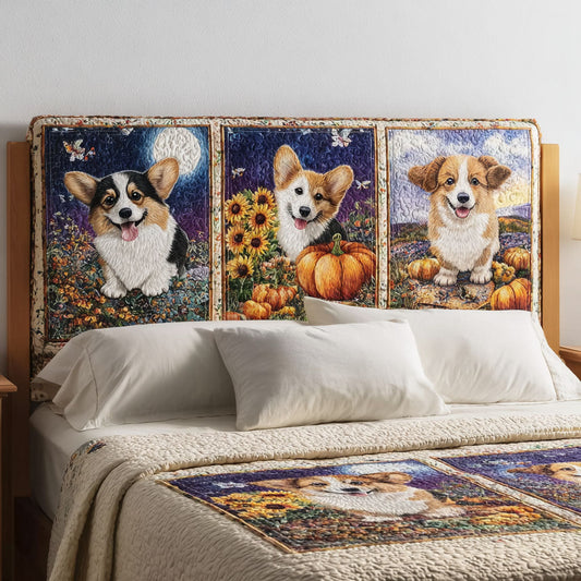 Corgi Harvest CW0501006CL Quilted Headboard Slipcover