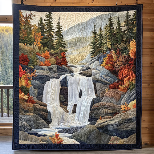 Forest Waterfall CP0501035CL Quilt