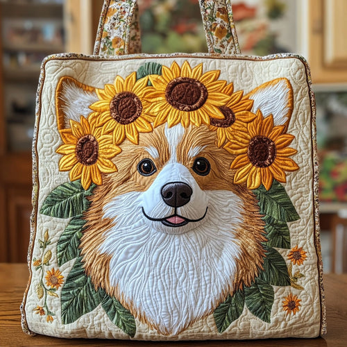 Corgi Meadow CP0312078CL Quilted Tote Bag
