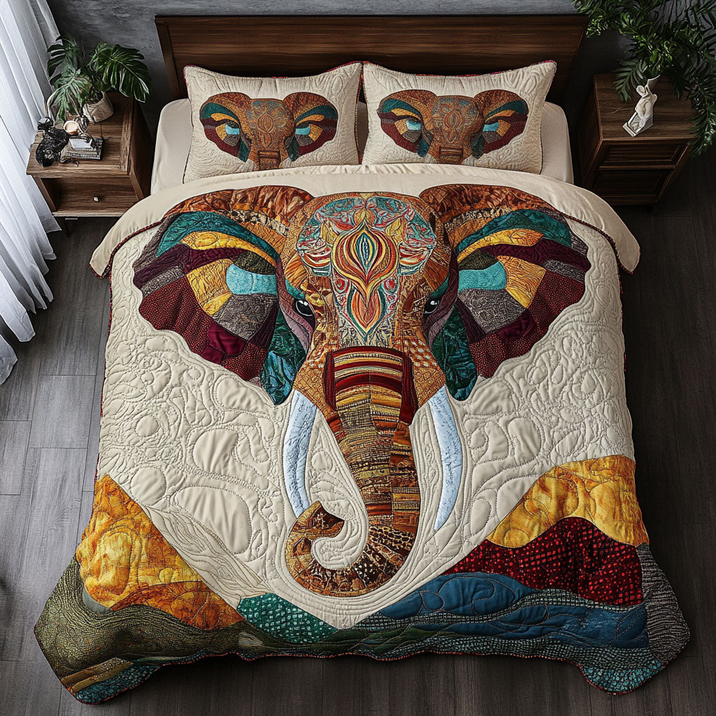 Deep Forest Elephant WN0801023CL Duvet Cover Set