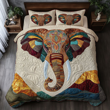 Deep Forest Elephant WN0801023CL Duvet Cover Set