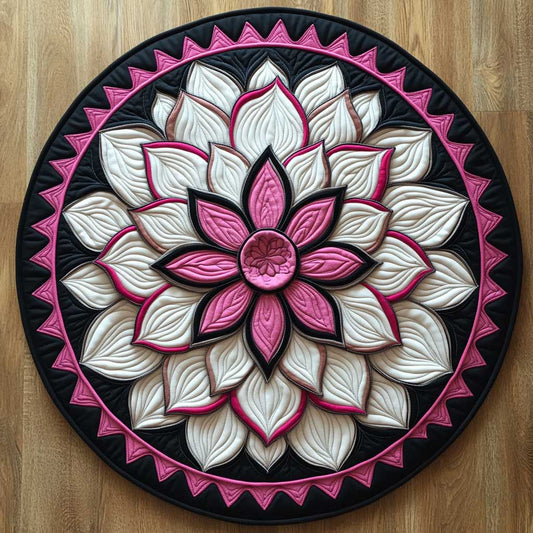 Passion Bloom WN2904094CL Quilted Round Mat