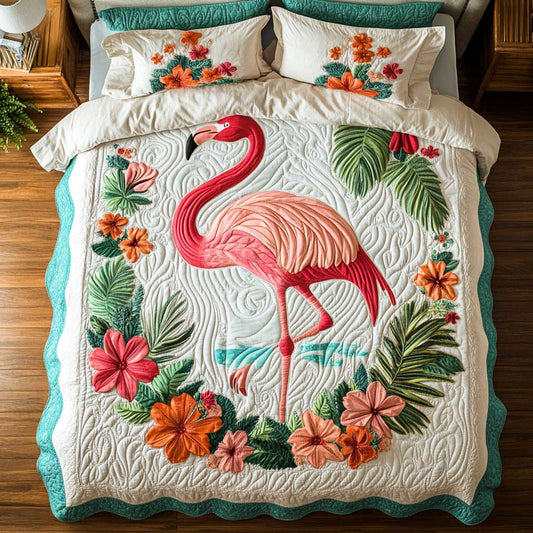 Flamingo Hawaii WP1401025CL Duvet Cover Set