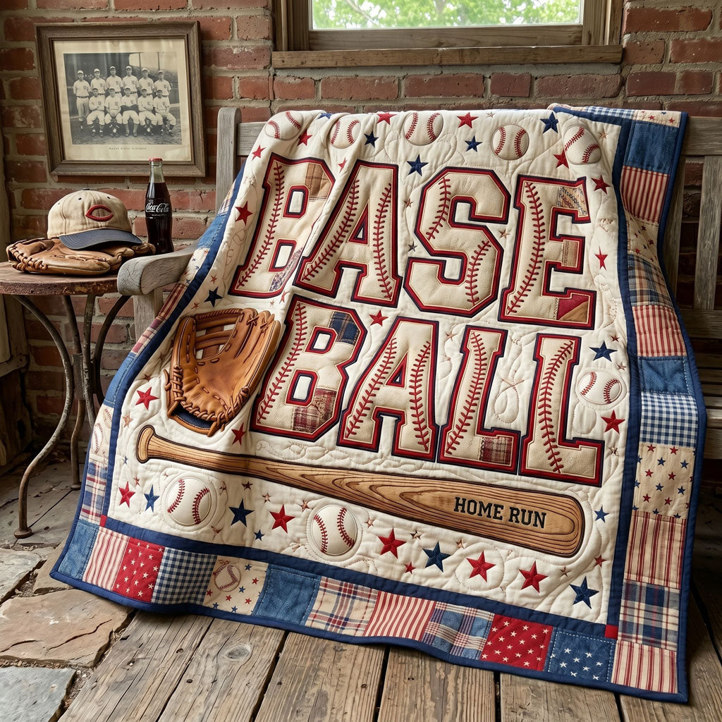 Patchwork Baseball Pride WN3005003CL Quilt