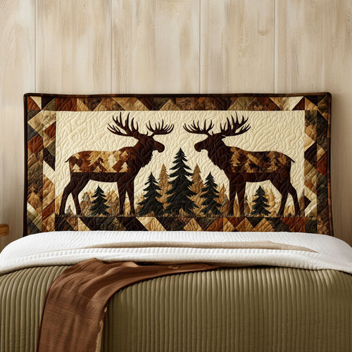 Moose Wilderness KL0601036CL Quilted Headboard Slipcover