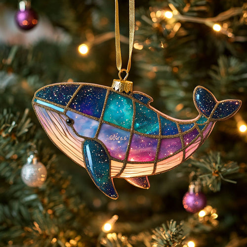 Galaxy Whale CP2711032CL Christmas Ornament