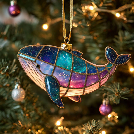 Galaxy Whale CP2711032CL Christmas Ornament