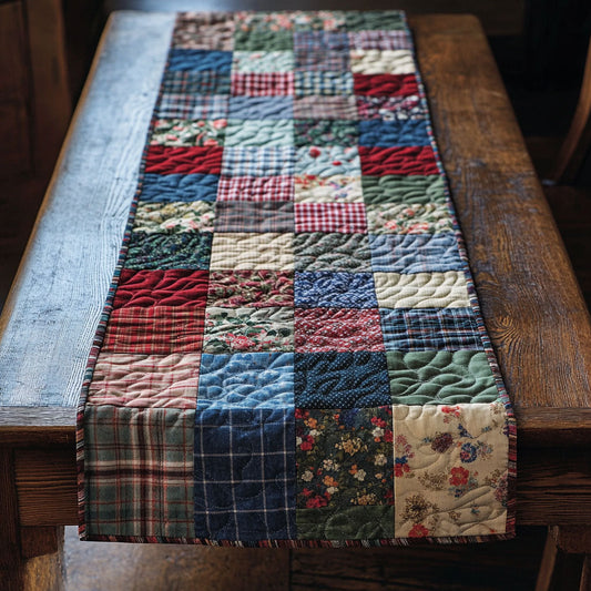 Vintage Patchwork WJ1005032CL Quilted Table Runner