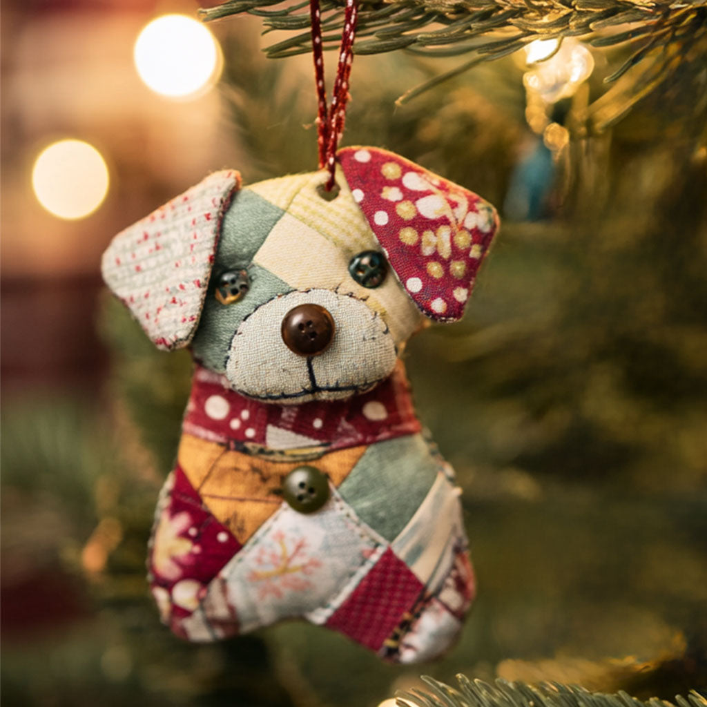 Dog Patch Cozy WN0812024CL Christmas Ornament