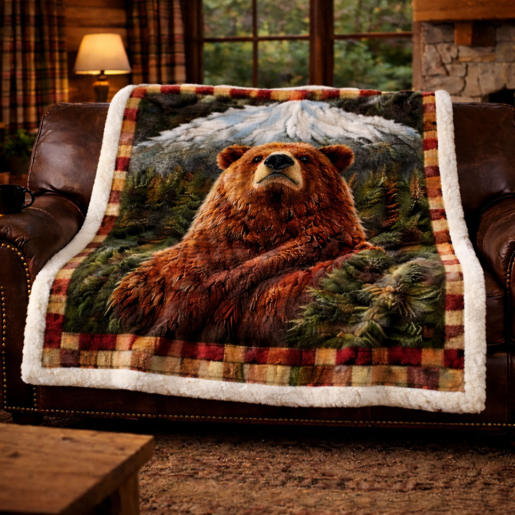 Guardian of the Forest KL3101008CL Faux Fur Throw Blanket