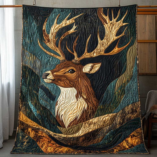 Forest Guardian Stag WP1002021CL Quilt