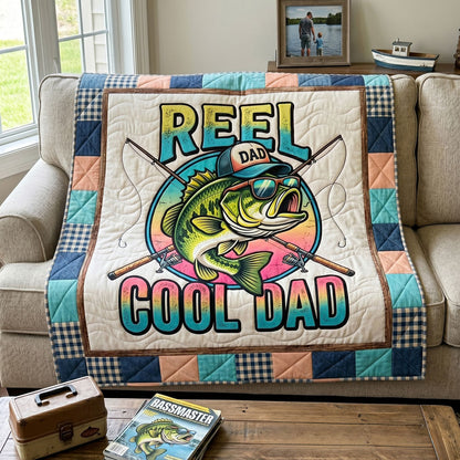 Reel Cool Dad Bass Fishing WN1106008CL Quilt