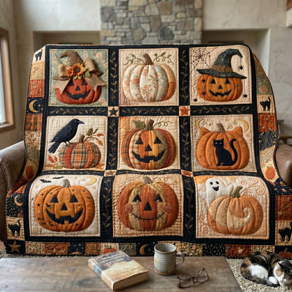 Vintage Pumpkin Patch WN0705029CL Quilt