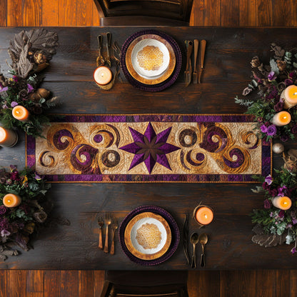 Midnight Star WN0707099CL Quilted Table Runner