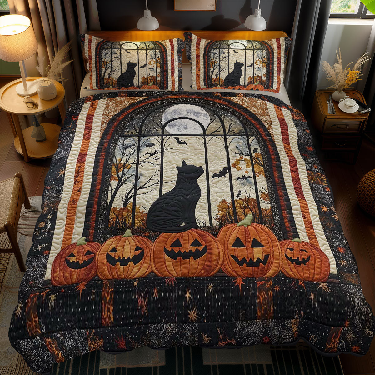 Witchy Cat Charm WN0703125CL Duvet Cover Set