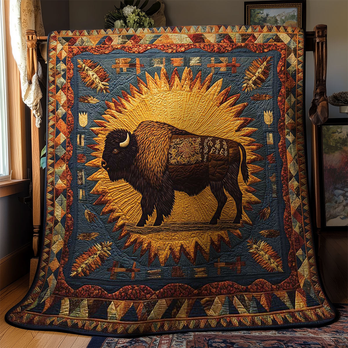 Sacred Bison WN0702006CL Quilt