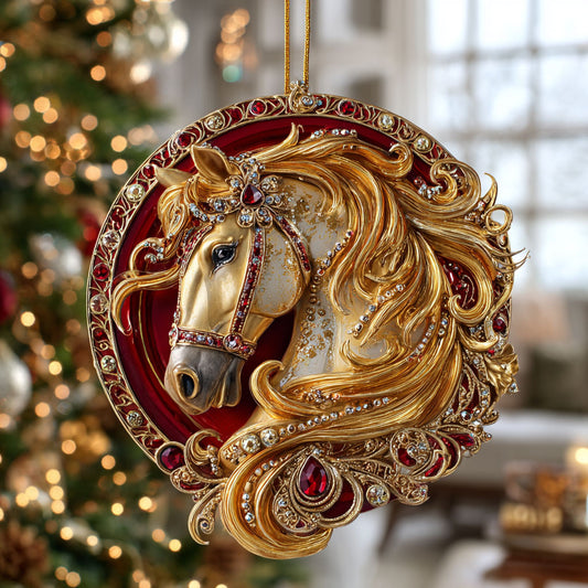 Horse Charm CW0912025CL Christmas Ornament