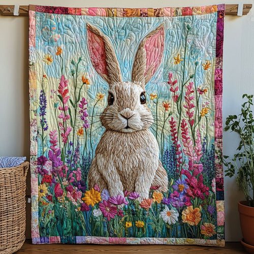 Bunny Flower CW1001038CL Quilt