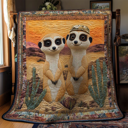 Desert Meerkat WN0803062CL Quilt