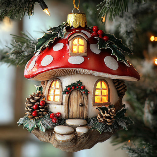 Twilight Mushroom WN2310059CL Christmas Ornament