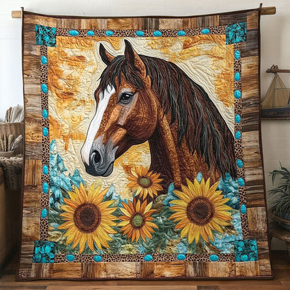 Horse Sun Spiri WN1201056CL Quilt