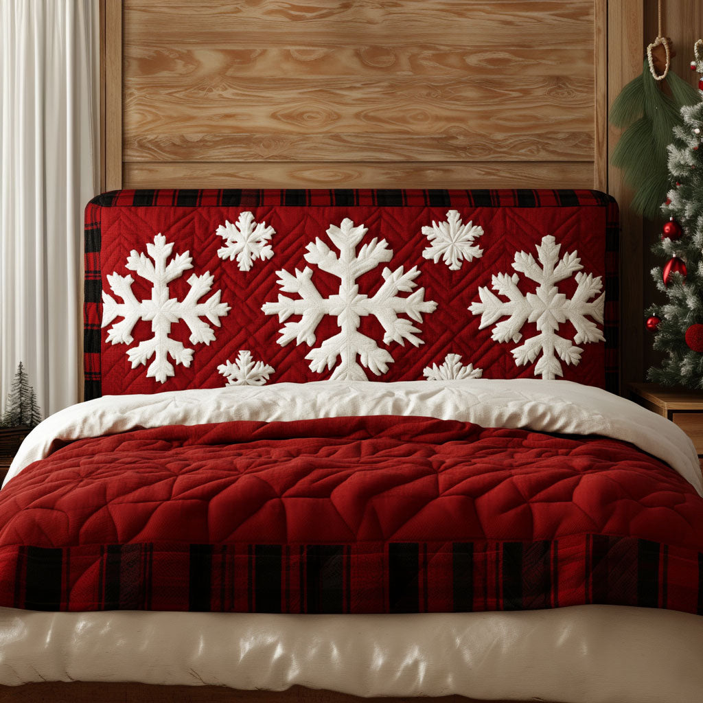 Snowflake Frost KL0601039CL Quilted Headboard Slipcover
