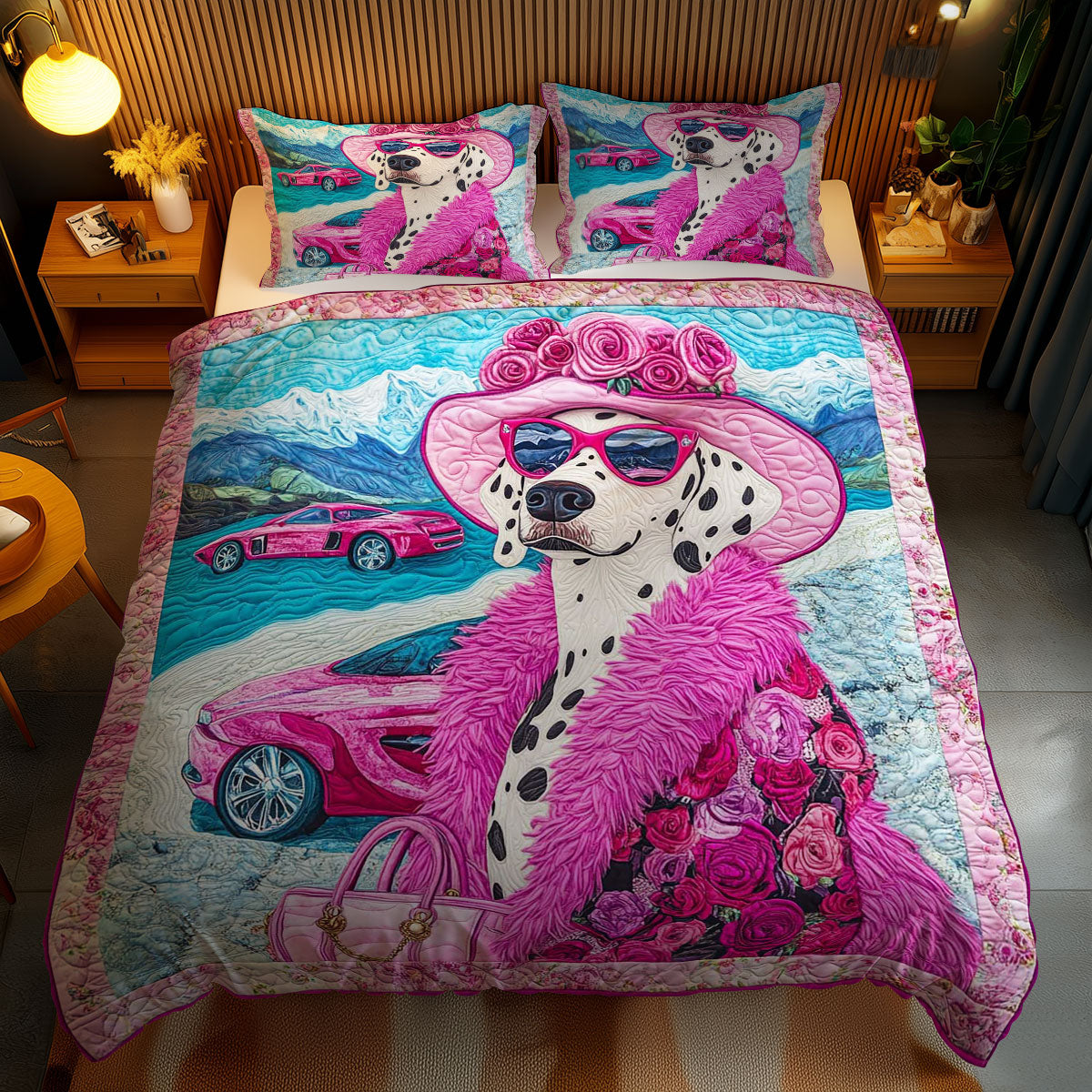 Beachy Dalmatian WN1102046CL Duvet Cover Set