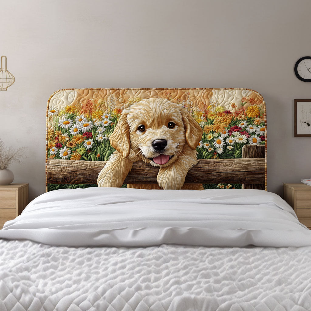 Playful Dog QA0801002CL Quilted Headboard Slipcover