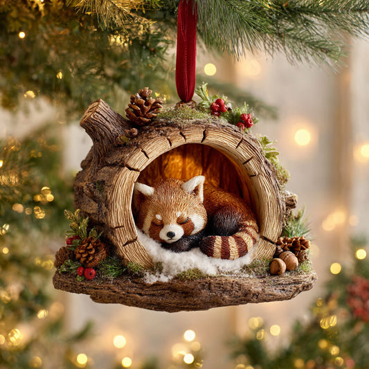 Red Panda Dream CW0312020CL Christmas Ornament