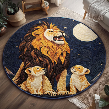 Golden Mane Eclipse WJ2607039CL Quilted Round Mat