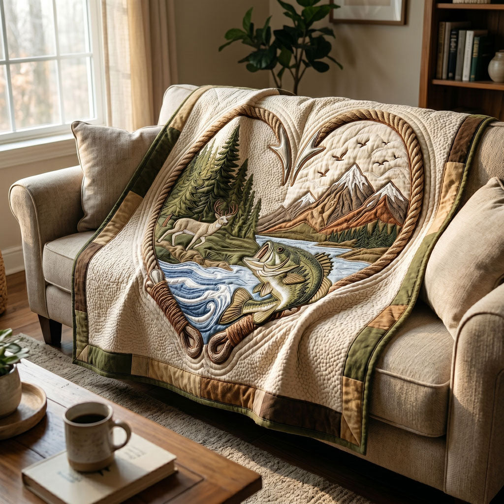 Rustic Hunter’s Love WN2104020CL Quilt