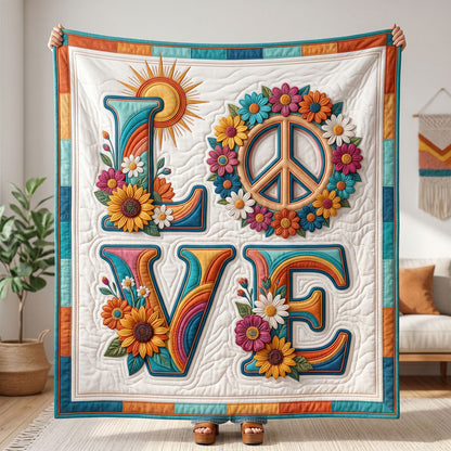 Boho Love Peace WN2804003CL Quilt